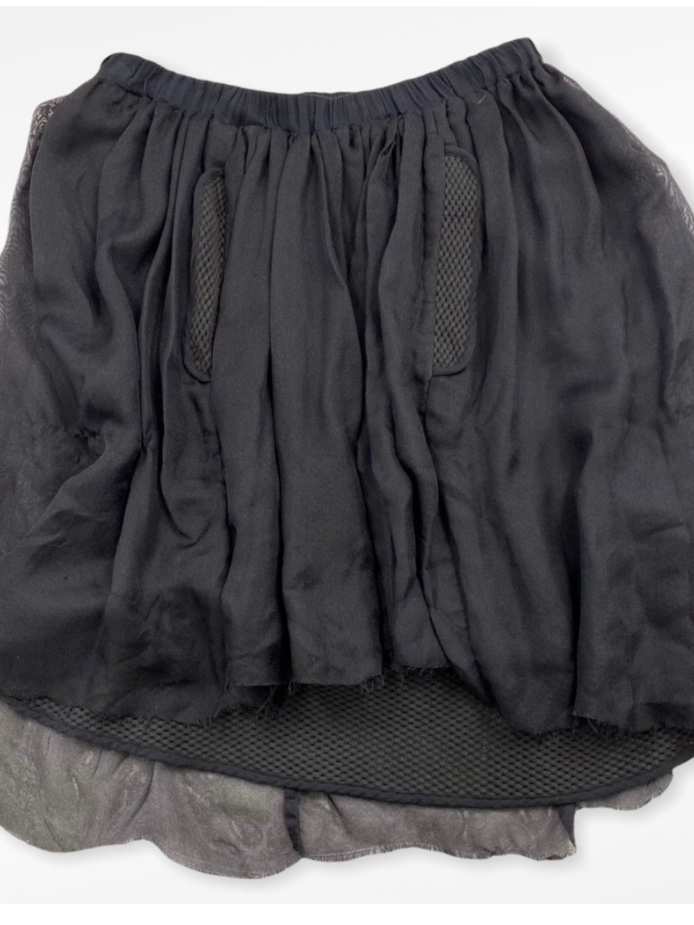Black Women's Layered Skirt